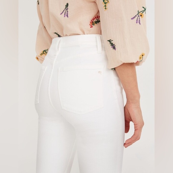 Madewell Cali Demi Boot Jeans: Raw-Hem Edition - Petite - Picture 2 of 8